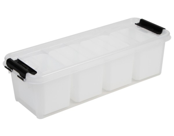 Tragbox m.Deckel m.4 Einsätzen