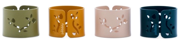 24 Stk. Display mit Serviettenring, Metall, D4x3.5cm