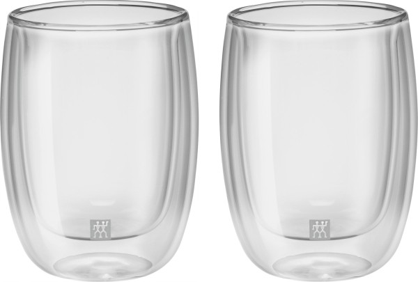 2er Set Sorrento Kaffeegläser doppelwandig 200 ml