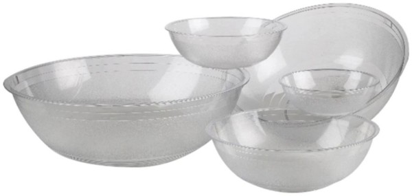 Salatschüssel D25cm transparent 2.6l