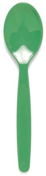 Löffel L17cm B4cm Kunstoff grün