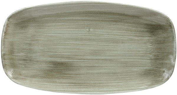 Stonecast Patina Burnished Green Platte rechteckig 35.5x18.9