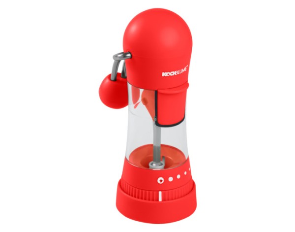 Gewürzmühle m.Fuss 6x8.5 rot
