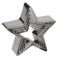 Ausstechformen Stern 5-teilig
