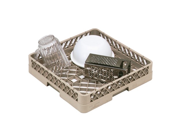 Universalkorb grobmaschiger Boden beige 50x50x10cm