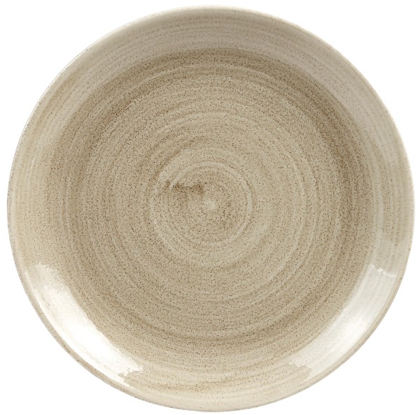 Stonecast Patina Antique taupe Coupe Teller flach 21.7cm