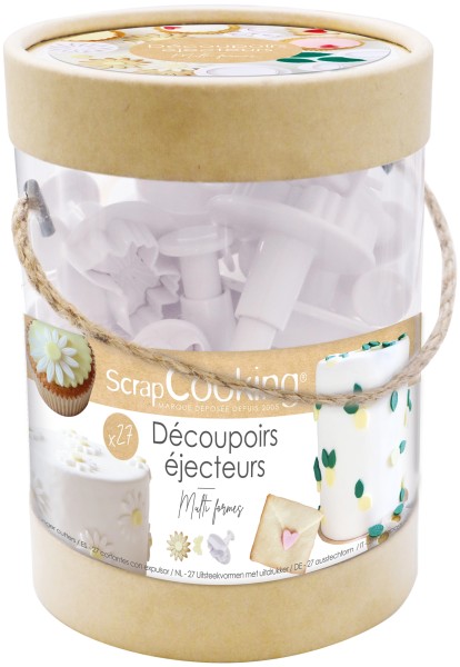 27er Set Fondant Ausstecher Flora