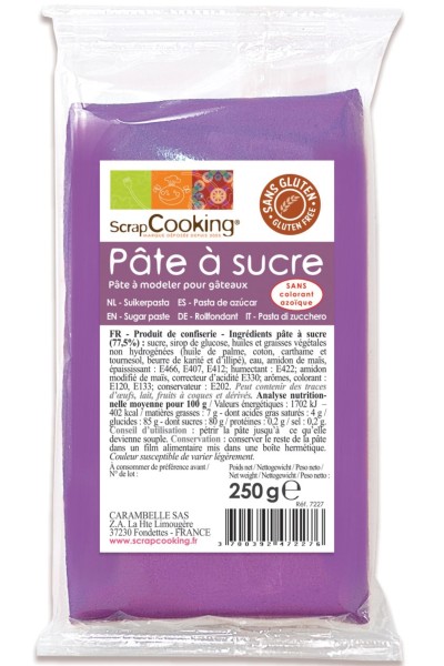 Zuckerpaste lila 250g
