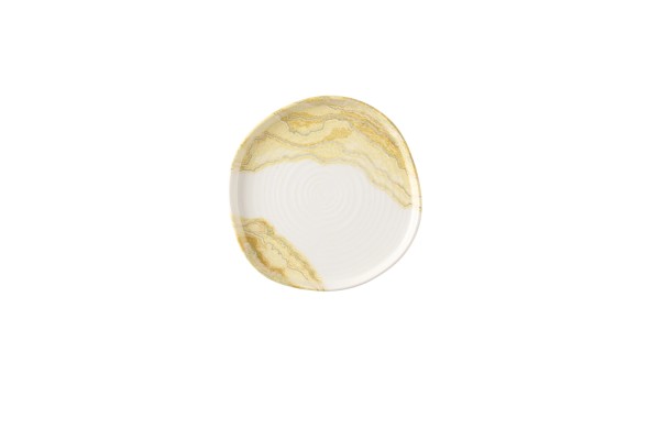 Tide Gold Organic Walled Teller flach 25.5cm