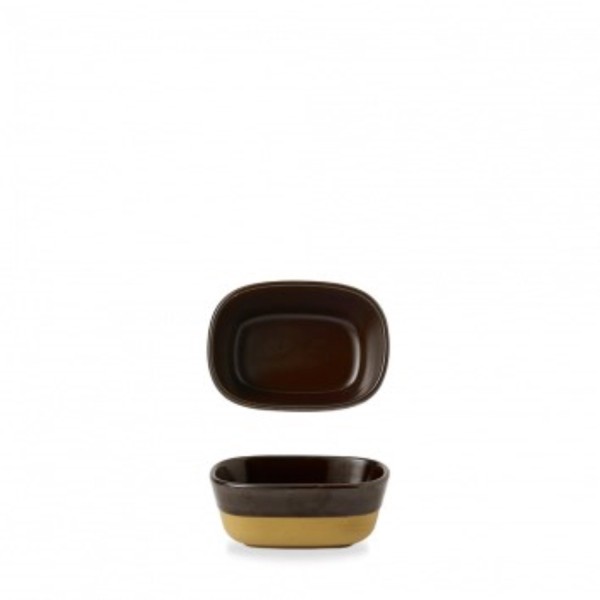 Emerge Cinnamon brown Schale 12x8.8x5cm