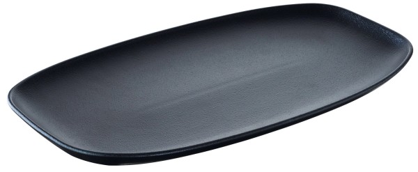 Club Teller, 36x21cm, gusseisen-optik