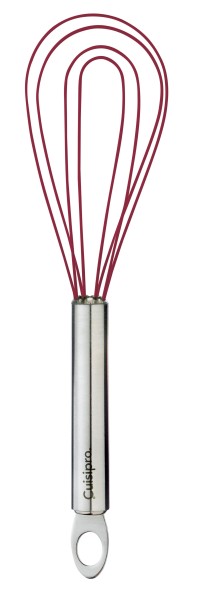 Schneebesen flach rot, 20cm