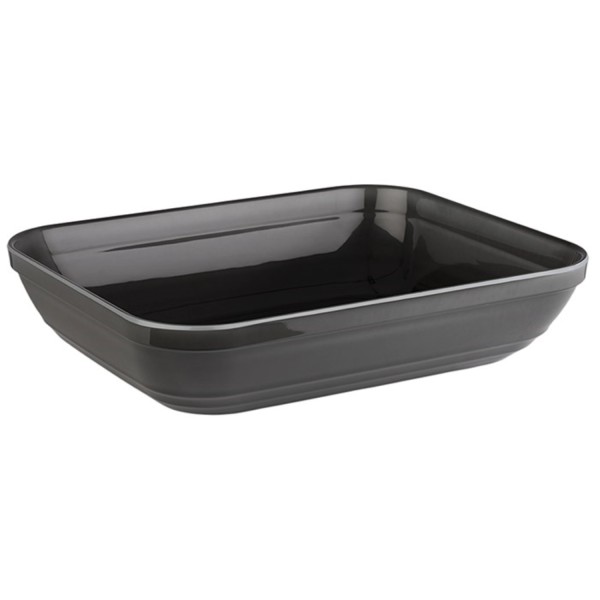 GN 1/2 Schale EMMA 32.5x26.5cm H7.5cm Melamin grau