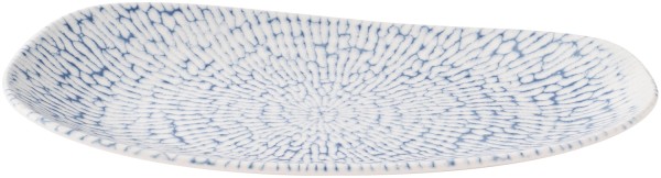 Cascade Indigo Oblong Platte 30x15cm