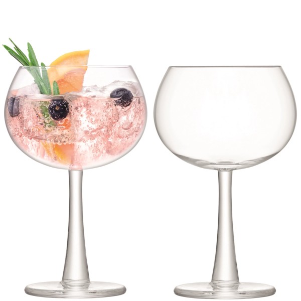2er Set Gin Ballonglas 420ml transparent