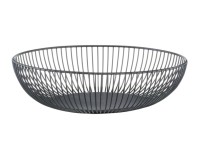 Fruchtkorb Metall schwarzø28cm