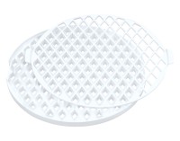 Gitterstanze ø 30 cm weiss