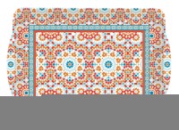 Granada Tablett m. Griffen 33x22 cm