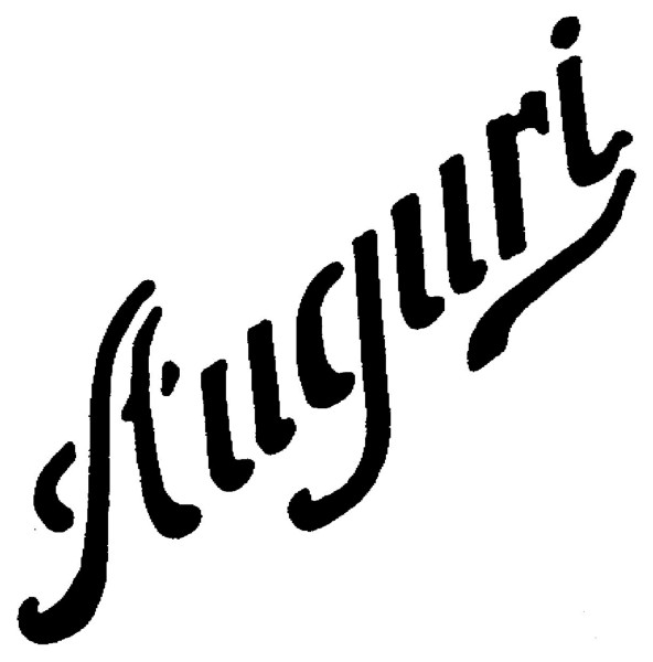 Schablone für Tortendekoration Auguri D26cm