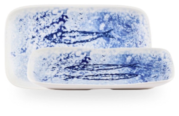 Fresco Blue Naturtablett 26x15cm