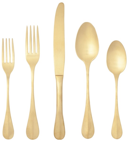 Nau Besteckset 5tlg gold