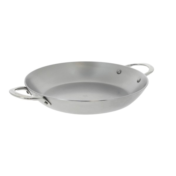 Mineral B Paella Pfanne D28cm mit 2 Griffen Stahl