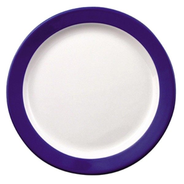 Color mit System Teller flach D19cm blau