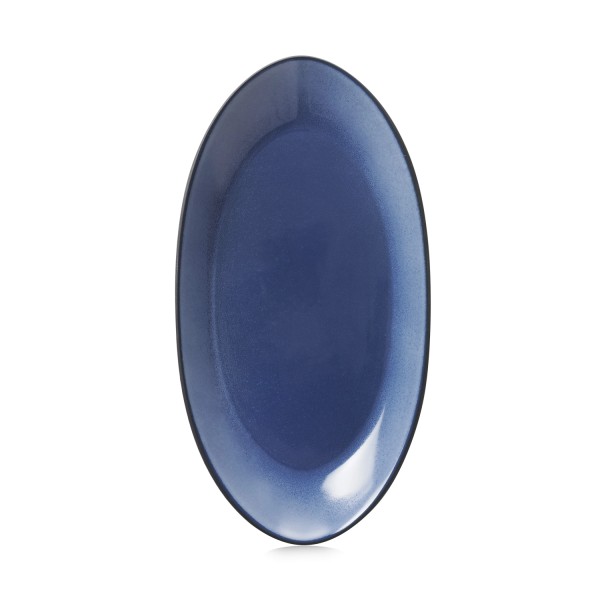 Equinoxe Teller oval L24cm B13cm cirrusblau