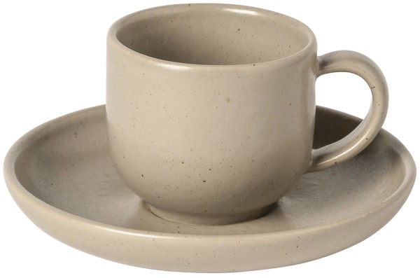 Pacifica Kaffeetasse mit Untert. 70ml D12cm H6cm chestnut