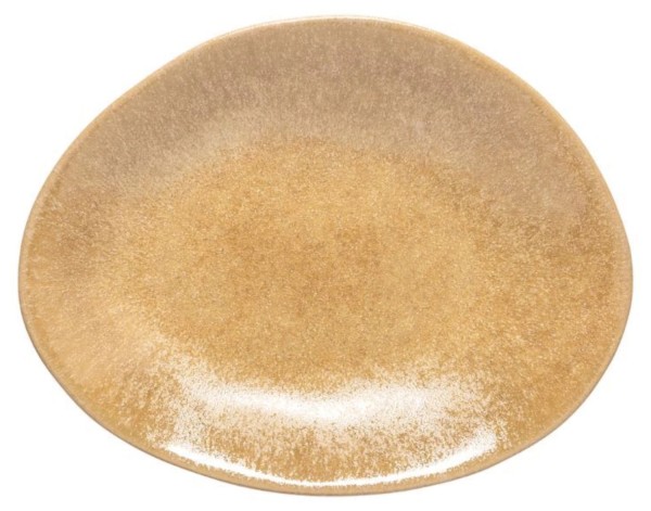 Livia Teller oval 15.4x12cm H2.4cm champagner