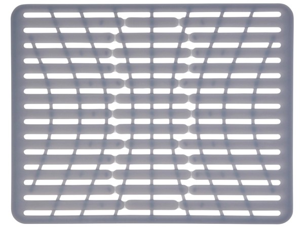 GG Spülbeckenmatte gross 43x32cm Silikon grau