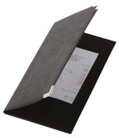 Rechnungsmappe 23 x 13 cm mit Stahlecken