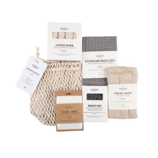 Zero Waste 6tlg. Geschenkset classic Biobaumwolle