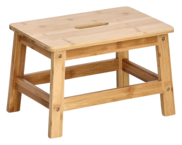 Fussbank Bambus 38.5x26x25 cm
