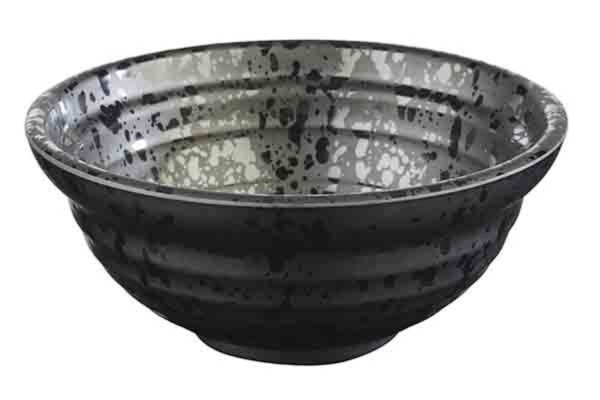 Schüssel Glamour, schwarz, Melamin, 0.25l, D12cm, H5cm