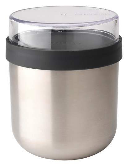 JoghurtbecherInoxDarkGrey0.5 l