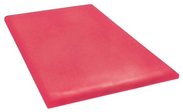Schneidebrett 86x50x3cm rot mit Saftrille