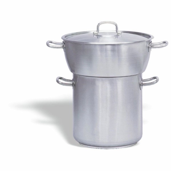 Inox Pro Couscous Topf Set+Deckel 50/40cm H:25/40cm 40/50lt