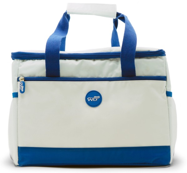Premium Thermo Bag weiss und blau, 25L-