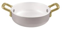 Saucenpfanne beschichtet D12cm H4cm 0.4l Alu weiss