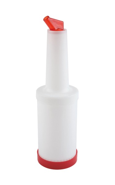 Dosier und Vorratsflasche gelb, Inhalt 1lt., Kunststoff PP