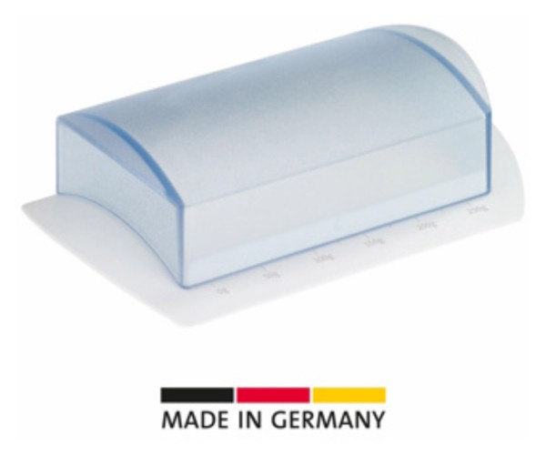 Tischbutterdose mit Skala