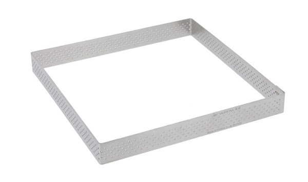 Tortenring quadratisch perforiert 7x7cm H:2cm