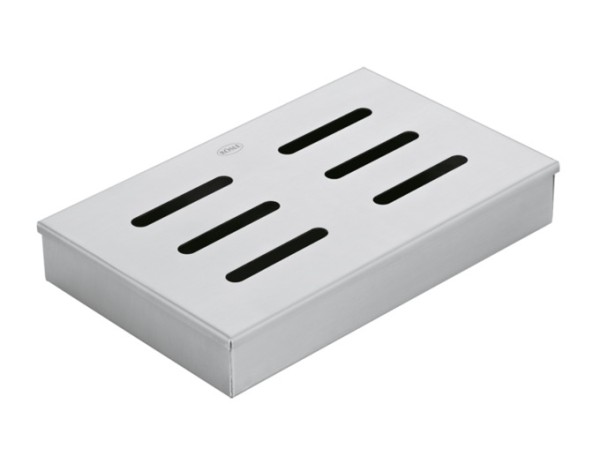 Räucherbox Inox 21.5x13.5cm