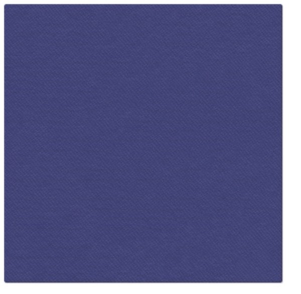 Servietten Dinner 50x Unifarbe dark blue, 40x40cm