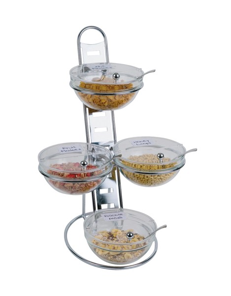 Buffet-Leiter, 3-stufig, ca. 39cmx31cm, H66cm