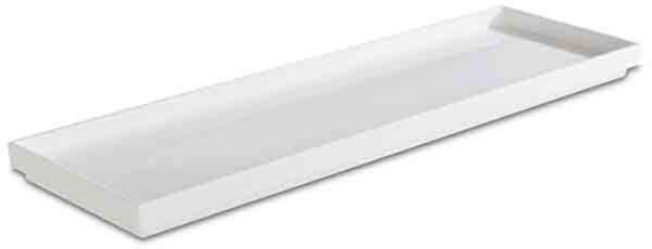 Asia Plus GN Tablett 2/4 53x16.2cm weiss