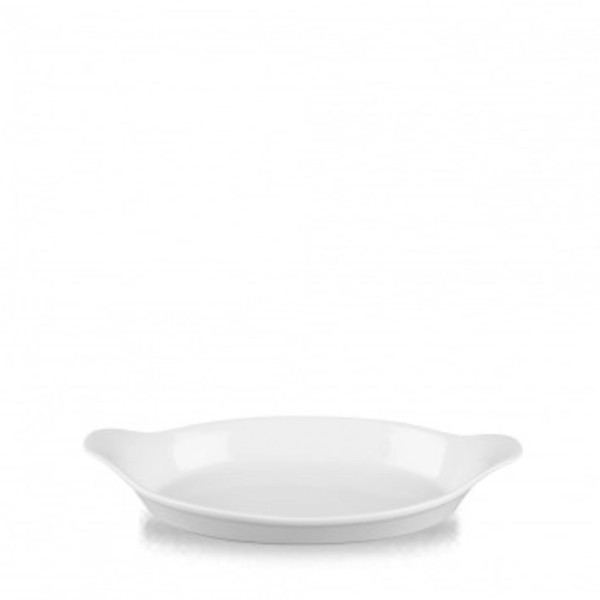 Cookware White Medium ovale Schale mit Ohren 28x15.6cm 78cl