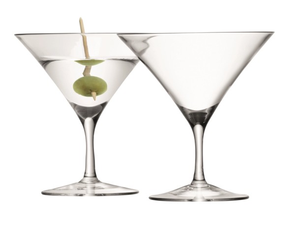 2er Set Bar Martiniglas 180ml transparent