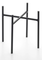 Podest schwarz 18x18cm H20 cm